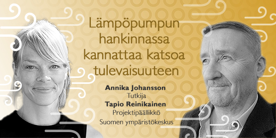 Annika Johansson ja Tapio Reinikainen: Lämpöpumppu hiilen